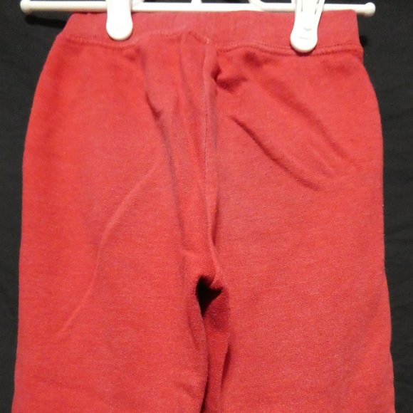 GUESS LOS ANGELES medium (5/6) red sweatpants w/ front pockets, EUC - Picture 7 of 11